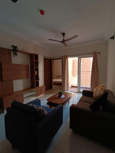 Bengaluru Apartment | 1 BHK with AC on 7th floor located near the Bengaluru Airport