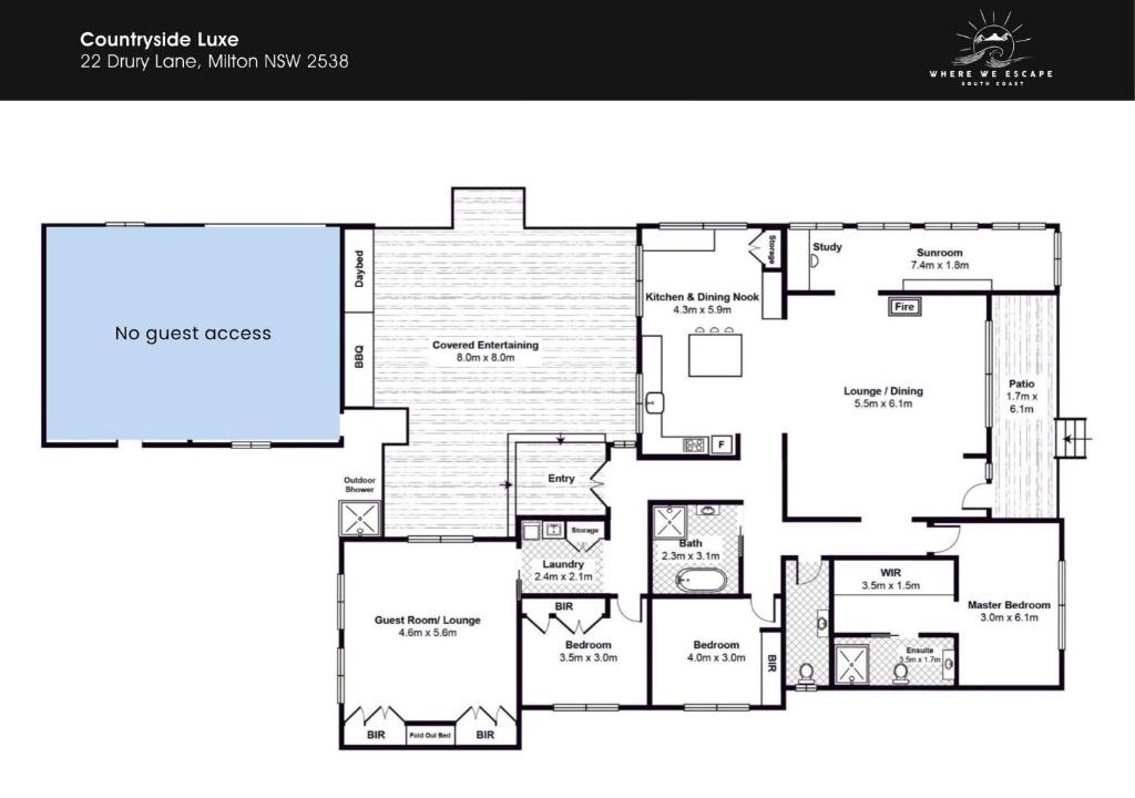 Milton House | Countryside Luxe - 5 minute drive to the Beach!