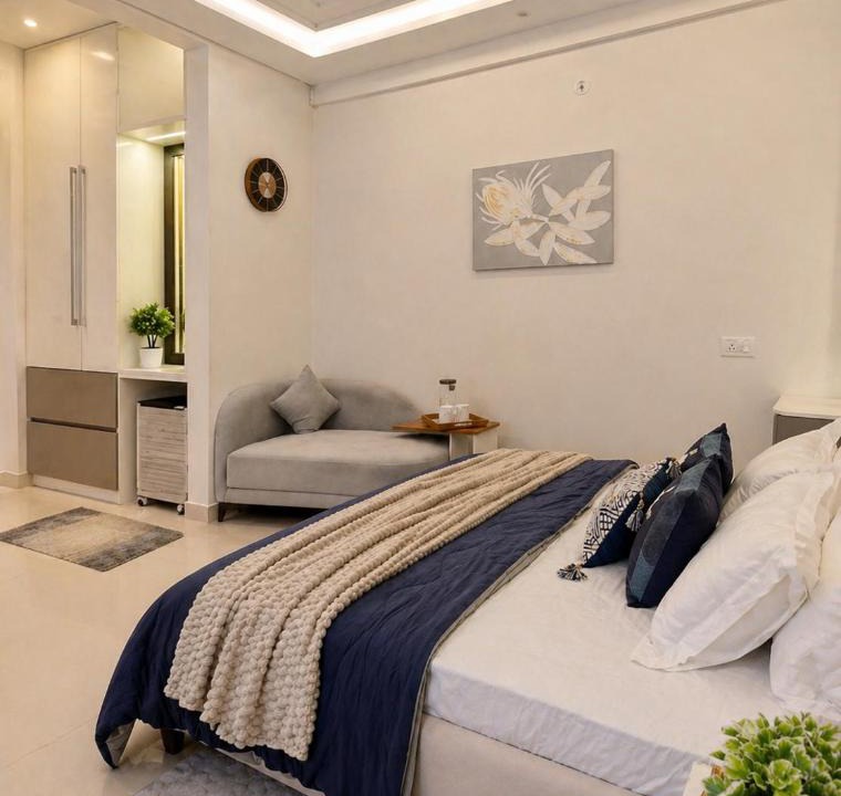 Vrindavan Apartment | Mokshita Stays Premium Studio Near Prem Mandir