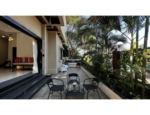 St.Stanislaus Villa Villa | SaffronStays Uno Crest, Lonavala - 4 BDR Artistically Decorated Villa Near Bhushi Dam