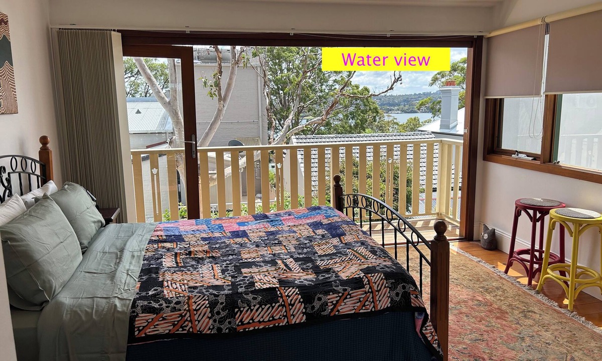 Balmain House | Serene Sydney water views in safe harbourside setting near city, pet-friendly