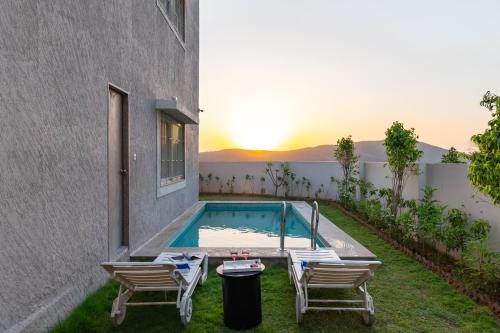 Udaipur District Villa | Shourya Viola by Alaya Stays 3-BHK Villa with Private Pool, Garden & Panoramic hill view