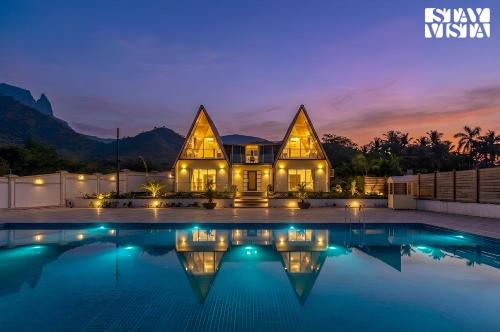 Amarnath Villa | StayVista at The Rising Sun - Mumbai with Pool and BBQ - Ambernath