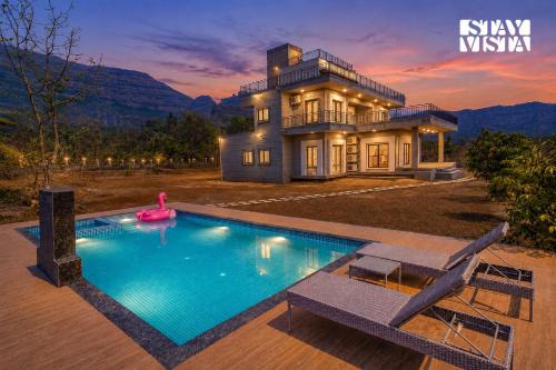 Karjat Villa | StayVista at Whispering Trails with Pool, Mountain View