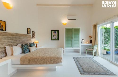 Mandrem Villa | Aroha Palms Serenity with Private Pool, Wi-Fi