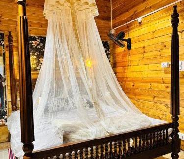 Chevella House | Arunam - A Royal Wooden Cottage & Pool Farmhouse