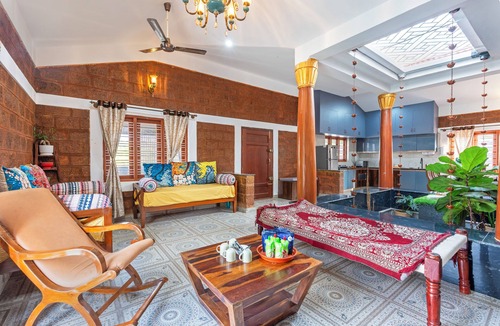 Doddaballapur Villa | Courtyard Banyan Rustic 2 BHK villa
