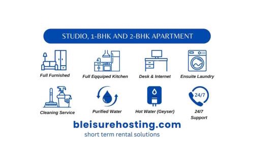 Pimpri - Chinchwad House | Crane House - Spacious 2BHK AC Flat by Bleisure