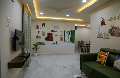 Gachibowli Apartment | Delightful 3 Bed holiday home with AC Near US Embassy, Gachibowli