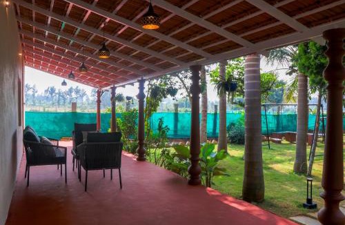 Doddaballapur Villa | Eco Serenity Pet-friendly Charming 2-BHK Villa With Lush Garden, Gazebo, Private Pool & Open Dining Close to Nandi Hills