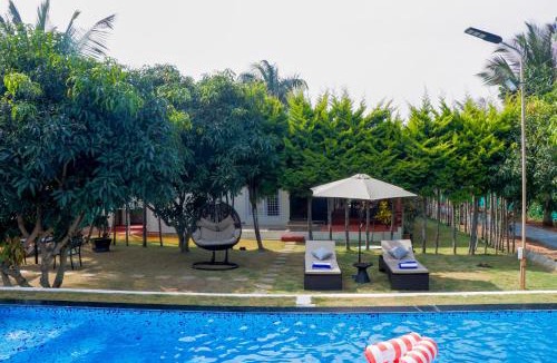 Doddaballapur Villa | Eco Serenity Pet-friendly Charming 2-BHK Villa With Lush Garden, Gazebo, Private Pool & Open Dining Close to Nandi Hills
