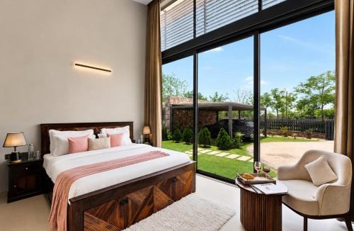 Rajawas Villa | ELIVAAS 24 Carat 4-BHK Villa with Private Outdoor Pool, Cabana, Garden, Gazebo & Open-Air Dining