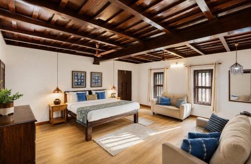 Kothamangalam Villa | ELIVAAS Tales By Tamarind 200 Year-Old 3 BHK Forest Villa with Pvt Pool, Garden, Gazebo, Backyard & Open-Air Shower Courtyard