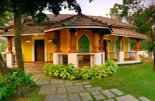 Chorao Villa | ELIVAAS Terra Rosa 4 BHK Villa With Pool