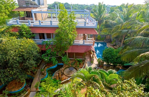 Auroville Resort | Green's Heritage Resort Auroville with Swimming Pool