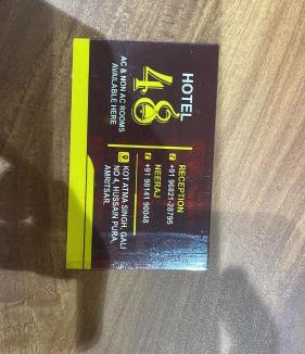 Amritsar Hotel | Hotel 48