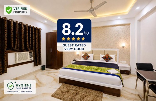Vrindavan Hotel | Hotel Grand RK Residency Rukmani Vihaar - #PremManir #Chaar Dham #Parking #Affordable Stay