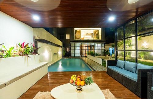 St.Stanislaus Villa Villa | Japandi Villa 7BHK Lonavala Private Swimming Pool Indoor Games & Theatre Room