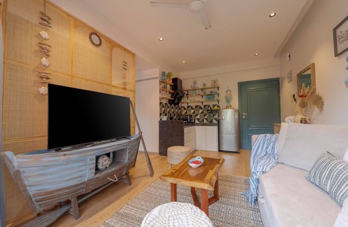 Saunta Vaddo Apartment | Luxury 1-bedroom with AC, WiFi in enchanting Arpora north Goa