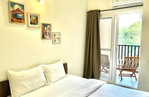 Mapusa Apartment | Peaceful Aesthetic 1BHK in Siolim with Forest View & Pool