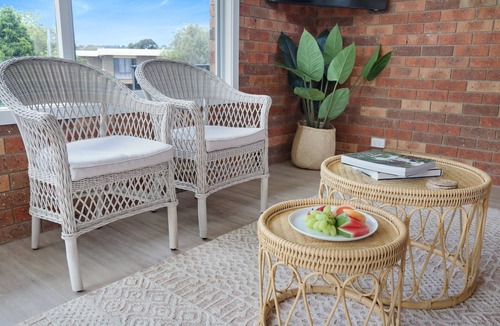 Merimbula Apartment | Pelican Waters 7: Upstairs, wifi and aircon
