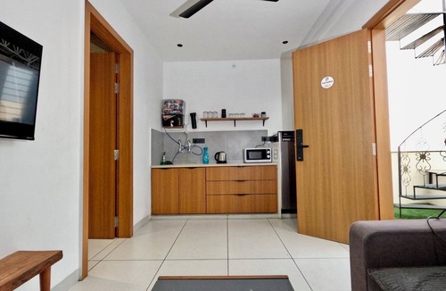 Indore Apartment | PrimeStay 1Bhk Penthouse : Vijay Nagar.