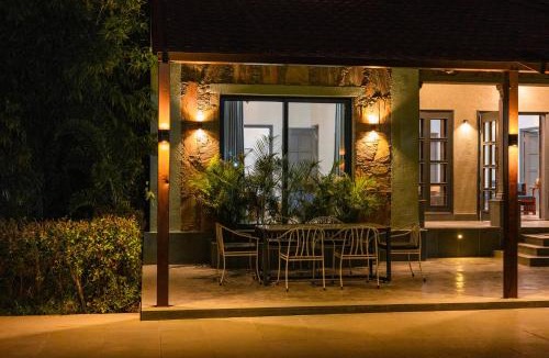 Bedla Villa | Raas Stays by ELIVAAS 4-BHK Retreat With Private Pool, Gardens, Lounge & Scenic Aravali Views