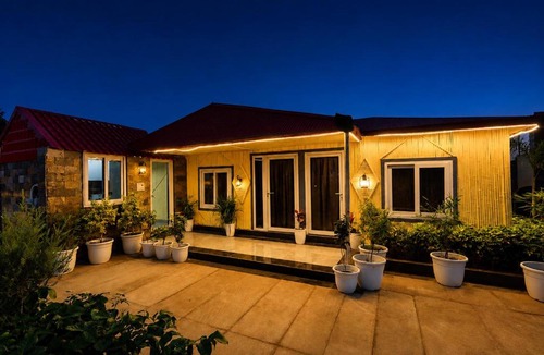 Bhiwadi Villa | Royal Green Farm Pet-friendly 2-BHK Countryside Farmhouse with Private Pool, Gazebo and Garden