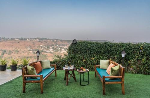 Mahabaleshwar Villa | SaffronStays A Vantage, Panchgani - A Pyramid Shaped Unique Luxury Villa With Infinity Valley Views
