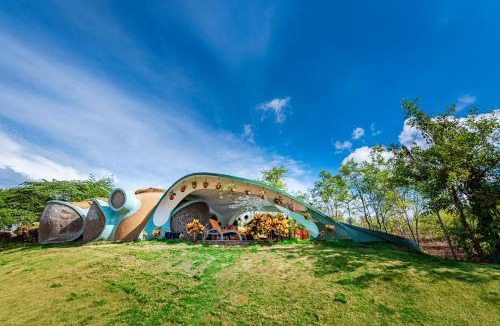 Murbad Villa | SaffronStays AsanjA Dragonfly - 3 BR India first earth sheltered home