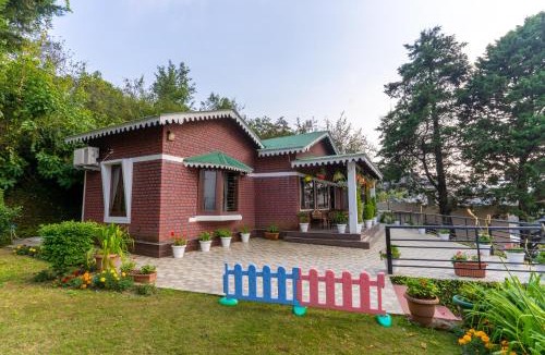 Bhimtal Villa | SaffronStays Gardens on the Lake - 2BR pet & elderly-friendly lakefront villa with lawns, bonfire & kitchenette near Nainital