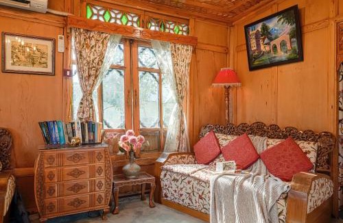 Dal Lake Boat Rental | SaffronStays Kingori Houseboat - luxury houseboat with private deck, shikara high tea & lake views