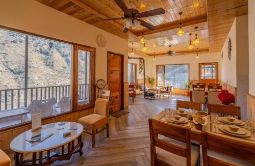 Banjar Villa | SaffronStays Tirthan House - Balcony View