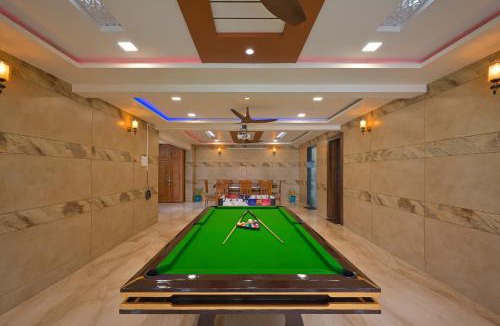 Igatpuri Villa | SaffronStays Zeel by the Lake - 4BR lakefront pool villa with gazebo, games room & stunning Bhavali Dam views