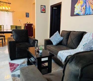 Manikonda Apartment | Seema 201 3BHK Apartment by Charter Stays