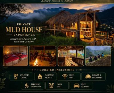 Periyur House | Sholanest Mud House and Farm Stay in Vattavada Near Munnar