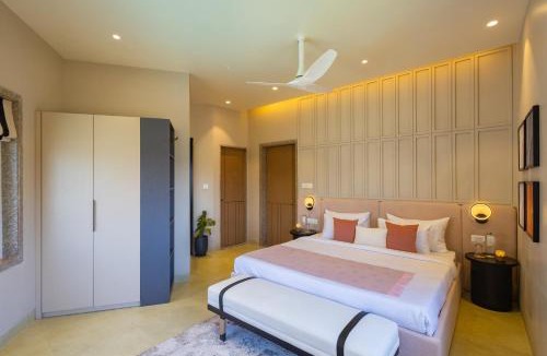 Udaipur District Villa | Shourya Viola by Alaya Stays 3-BHK Villa with Private Pool, Garden & Panoramic hill view