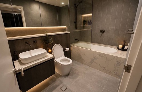Lidcombe Apartment | Spacious Pool Retreat with Gym Pool BBQ Rooftop