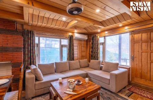 Pahalgam Villa | StayVista at Amanat Riverfront Cottage with BBQ, WiFi