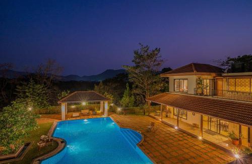 Alibaug Villa | StayVista at Birdsong with Pvt Pool, Lawn & Gazebo