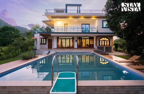 Alibaug Villa | StayVista at FarmVille with Mountain View, Pool
