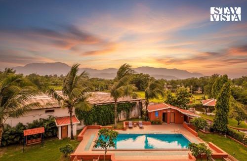 Karjat Villa | StayVista at Greenwich Meridian with Pool, River & Mountain View