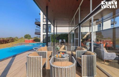 Igatpuri Villa | StayVista at La Mer - Pool, Lawn & BBQ