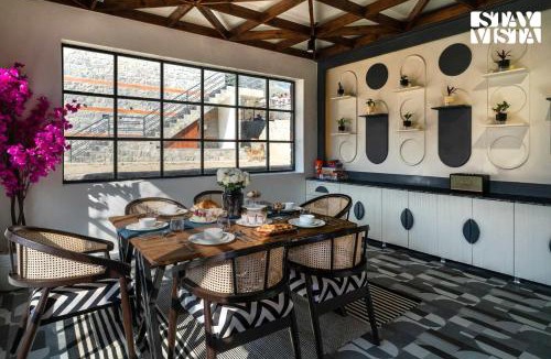 Bandrol Villa | StayVista at The River Story - Raison with Lawn, BBQ