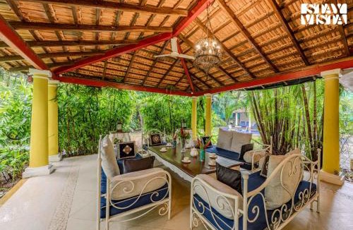 Grand Morrod Villa | StayVista at Villa Nimaya with Lawn & Pool