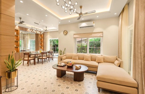 Taoru Villa | Varsha Greens 4-BHK Retreat with Pvt Pool, Lush Garden & Outdoor Patios