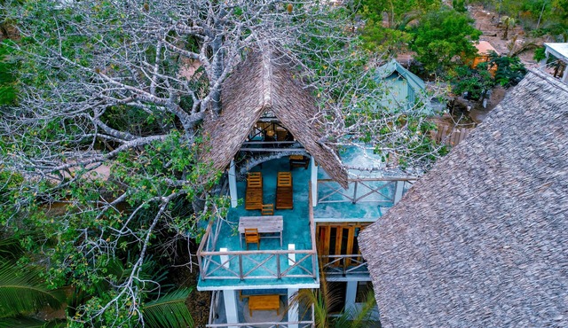 Afrikano Baobab Treehouse Oceanview 3 Bedrooms Villa - Sleeps up to 6 Adults in Fukuchani