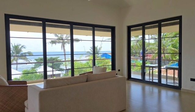 Beach villa Mandrem ocean with Seaview