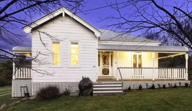 House located on 40 acres overlooking the Goodradigbee River.