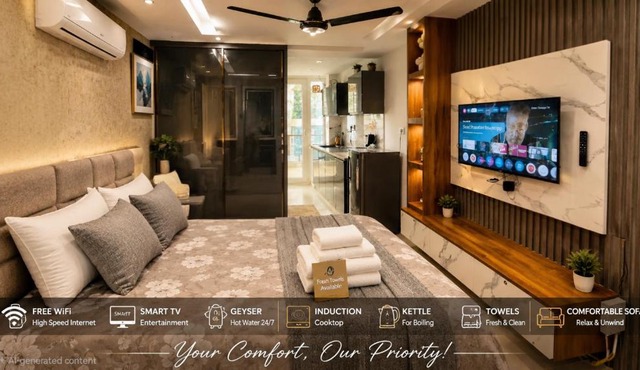 MotherHood Nest-10min away from Airport- VIP road - Zirakpur